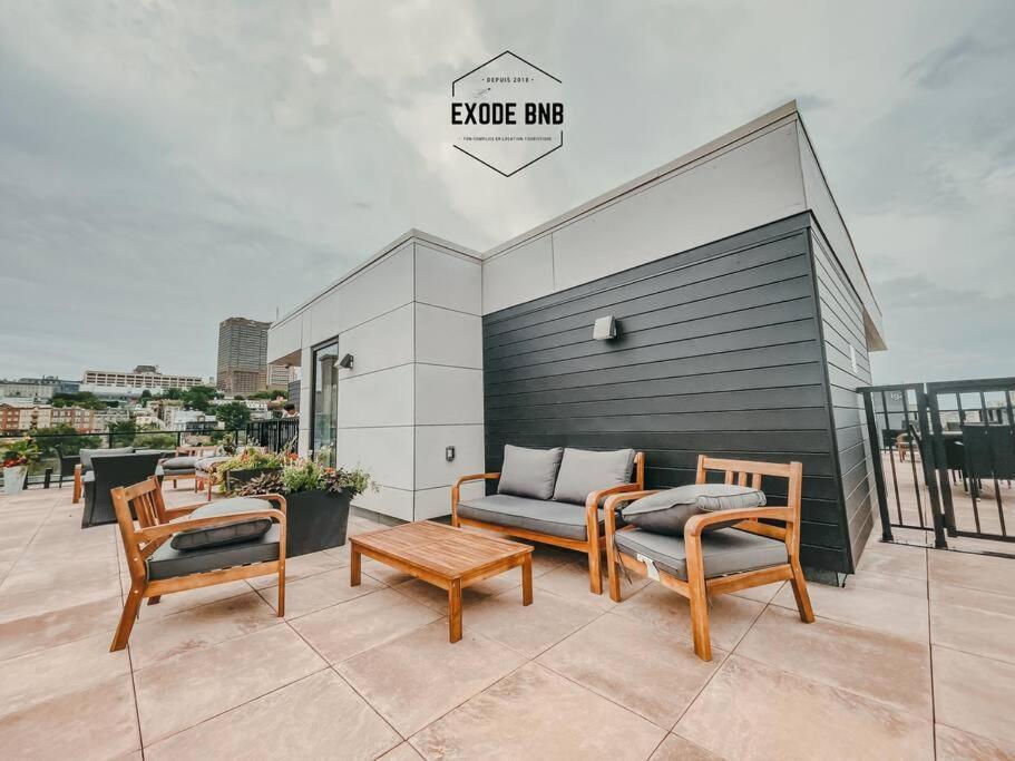Le Rustique, Chic En Ville, Bbq/ Piscine Québec Esterno foto